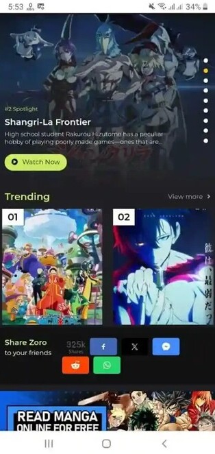 Trending Anime shows